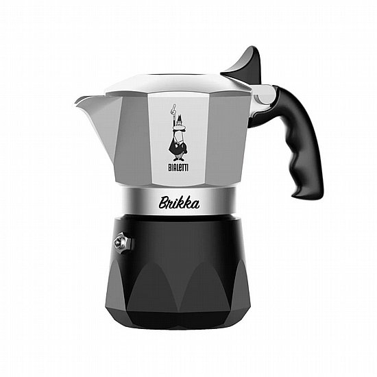 מקינטה ביאלטי בריקה 4 כוסות Bialetti Brikka מקינטה ביאלטי בריקה 4 כוסות Bialetti Brikka